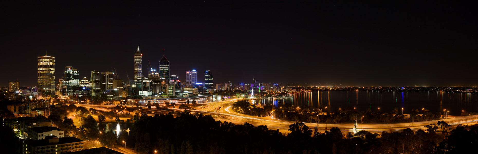 Perth Night Skyline