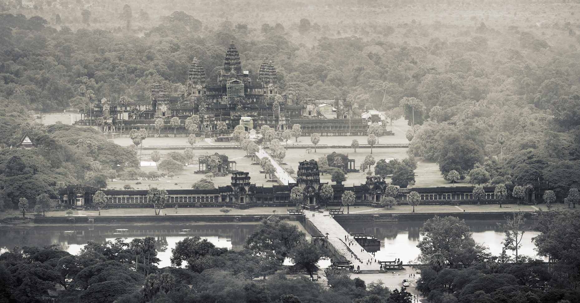 Angkor Wat from Tourist Balloon